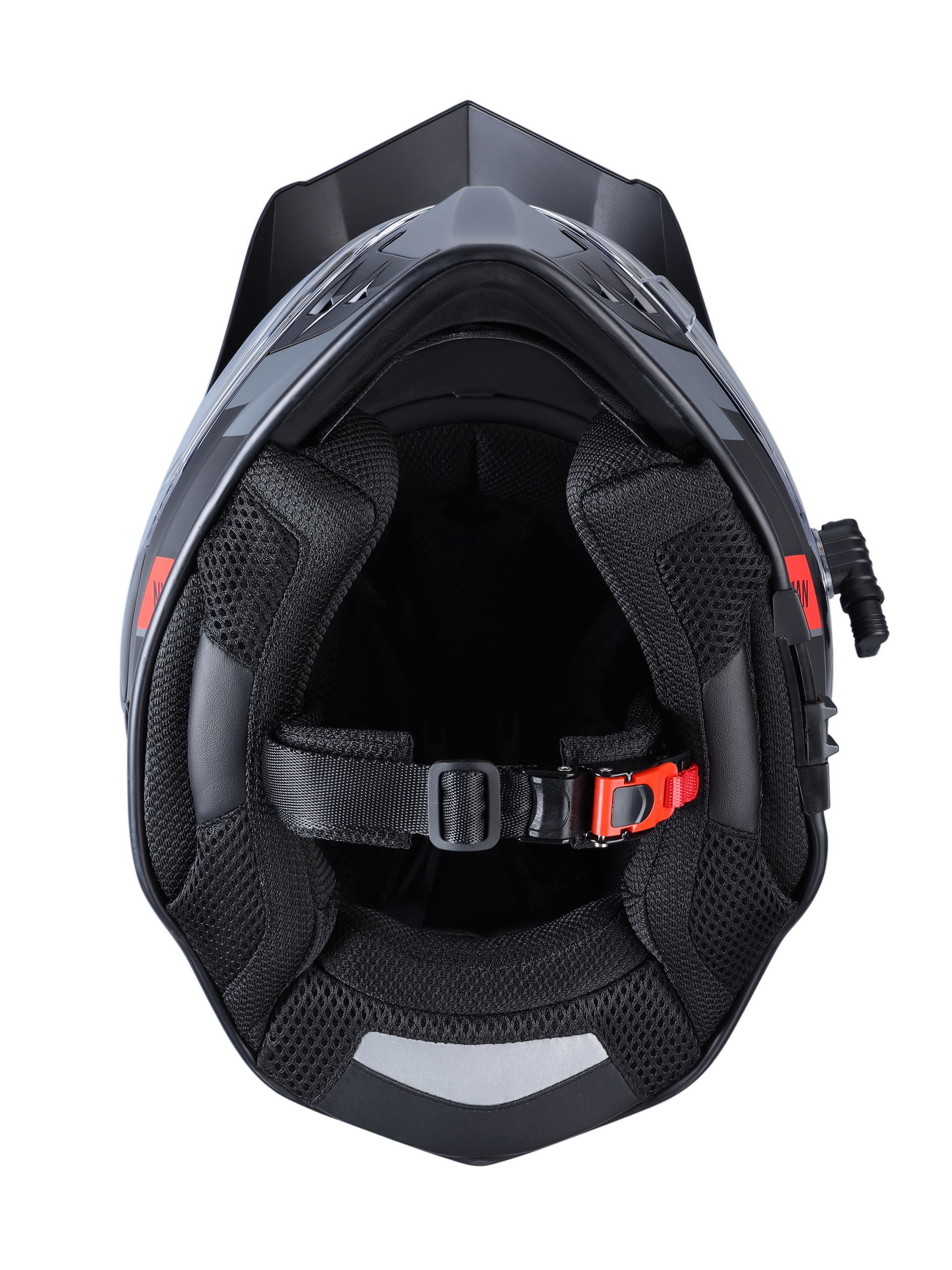 Шлем dual sport RSX Iceman (H331) Winter (желтые очки) - фото 2