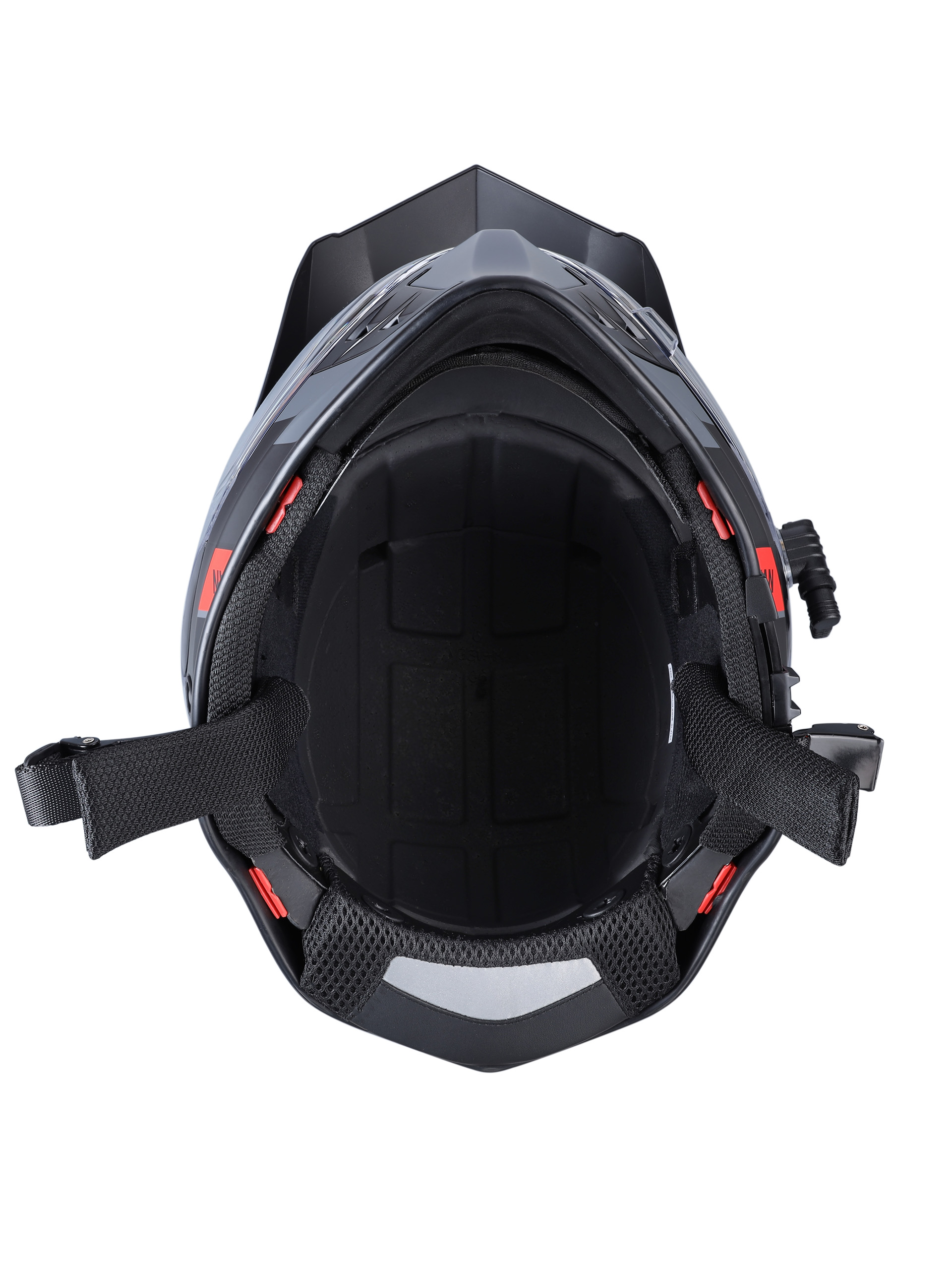Шлем dual sport RSX Iceman (H331) Winter (желтые очки) - фото 3