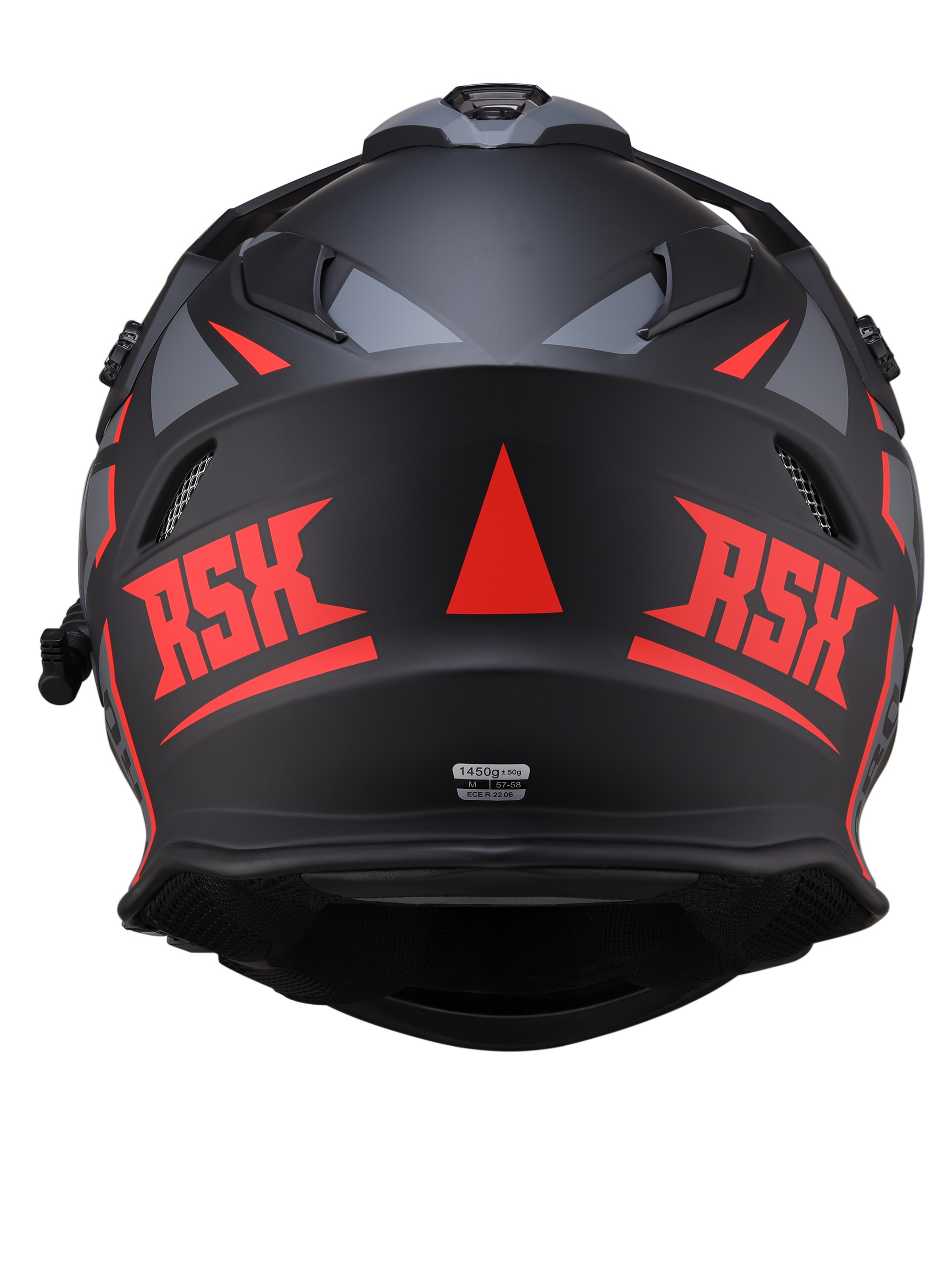 Шлем dual sport RSX Iceman (H331) Winter (желтые очки) - фото 6