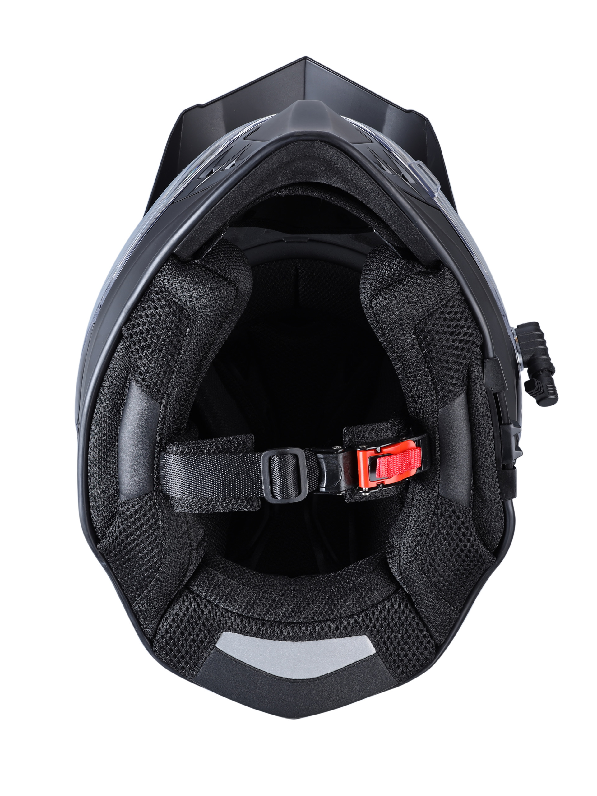 Шлем dual sport RSX Iceman (H331) Winter (желтые очки) - фото 2