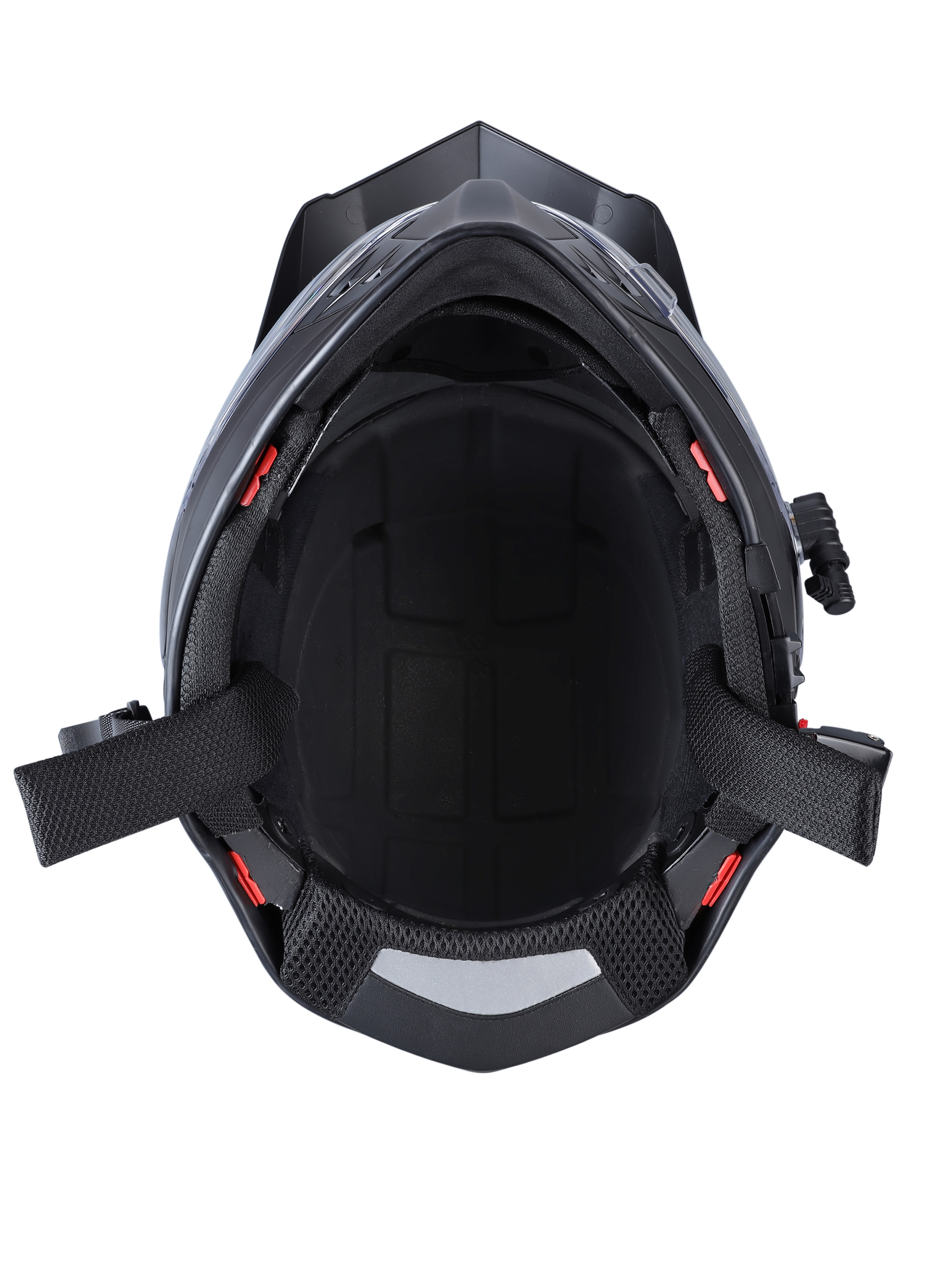 Шлем dual sport RSX Iceman (H331) Winter (желтые очки) - фото 3