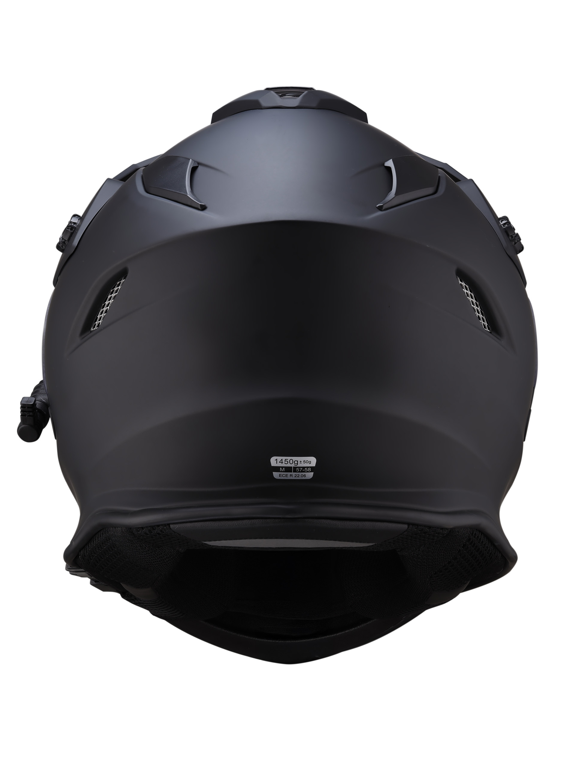 Шлем dual sport RSX Iceman (H331) Winter (желтые очки) - фото 5