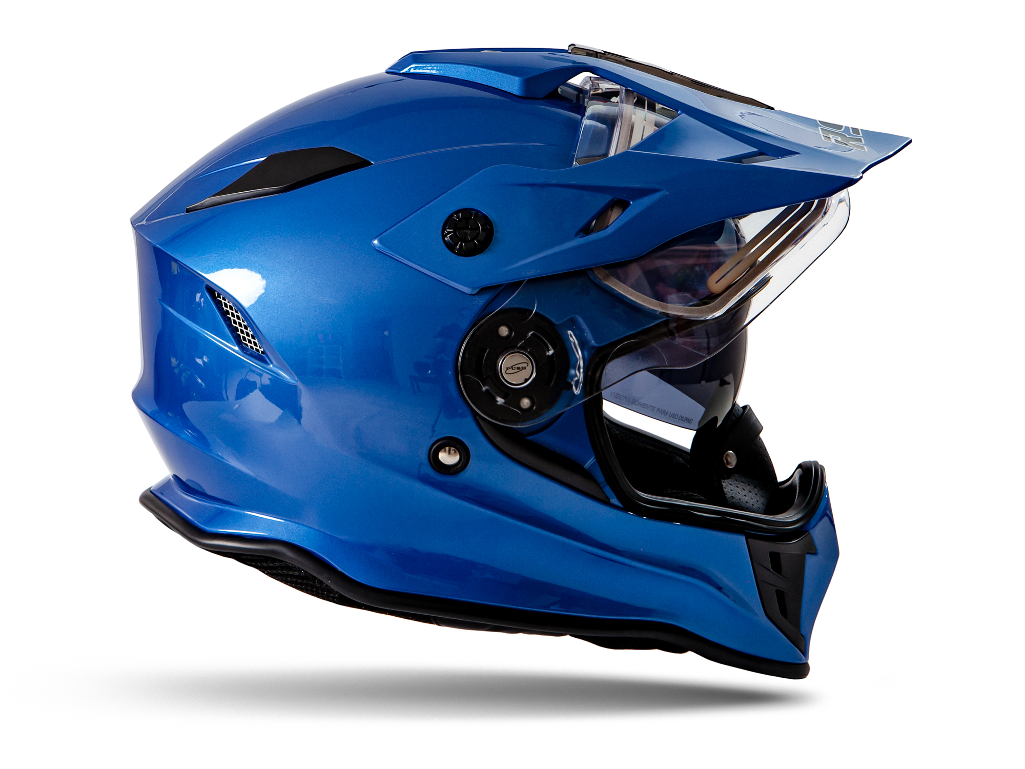 Шлем dual sport RSX Iceman (H331) Winter (черные очки) - фото 6
