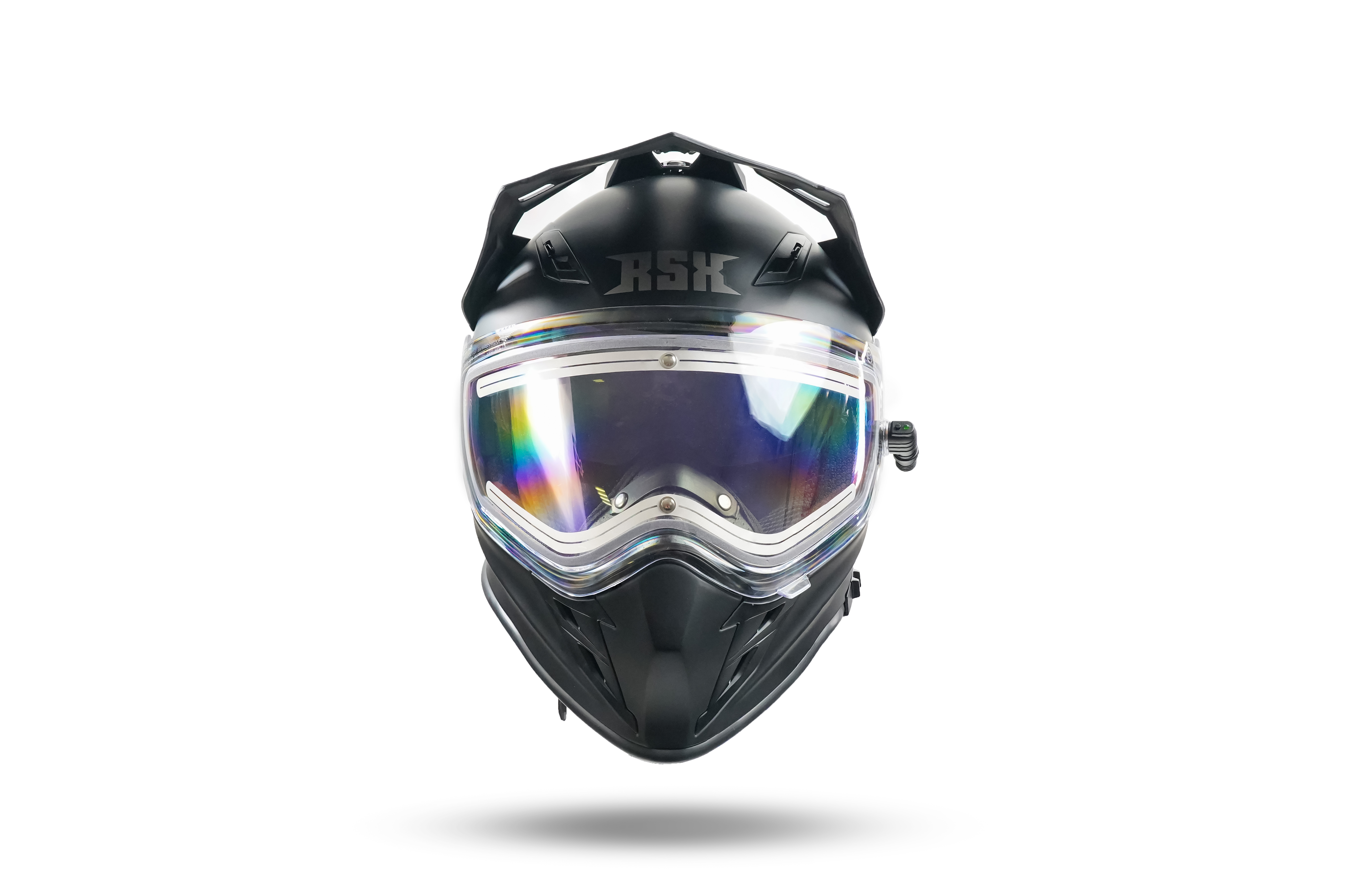 Шлем dual sport RSX Iceman (H331) Winter (черные очки) - фото 2