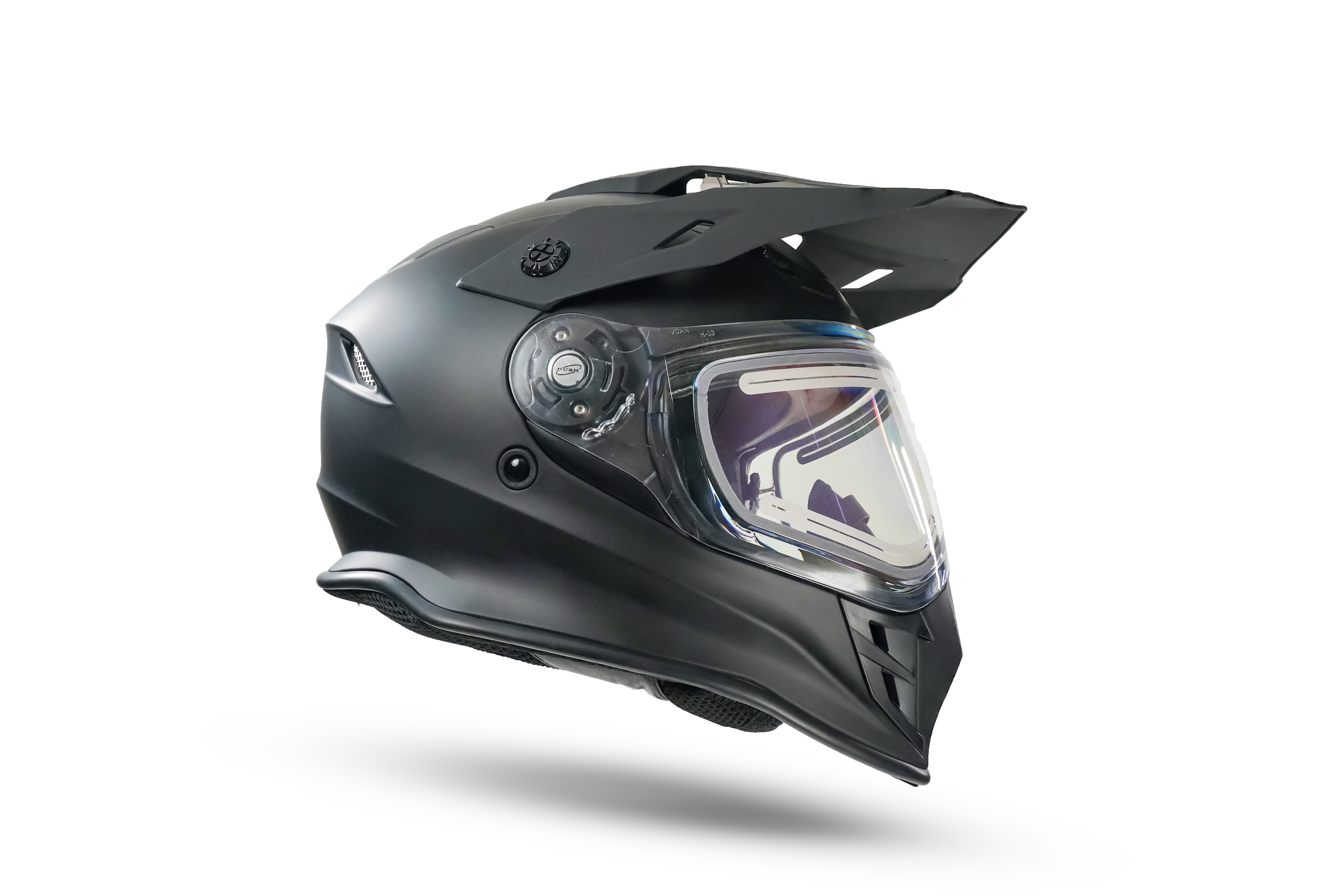 Шлем dual sport RSX Iceman (H331) Winter (черные очки) - фото 6