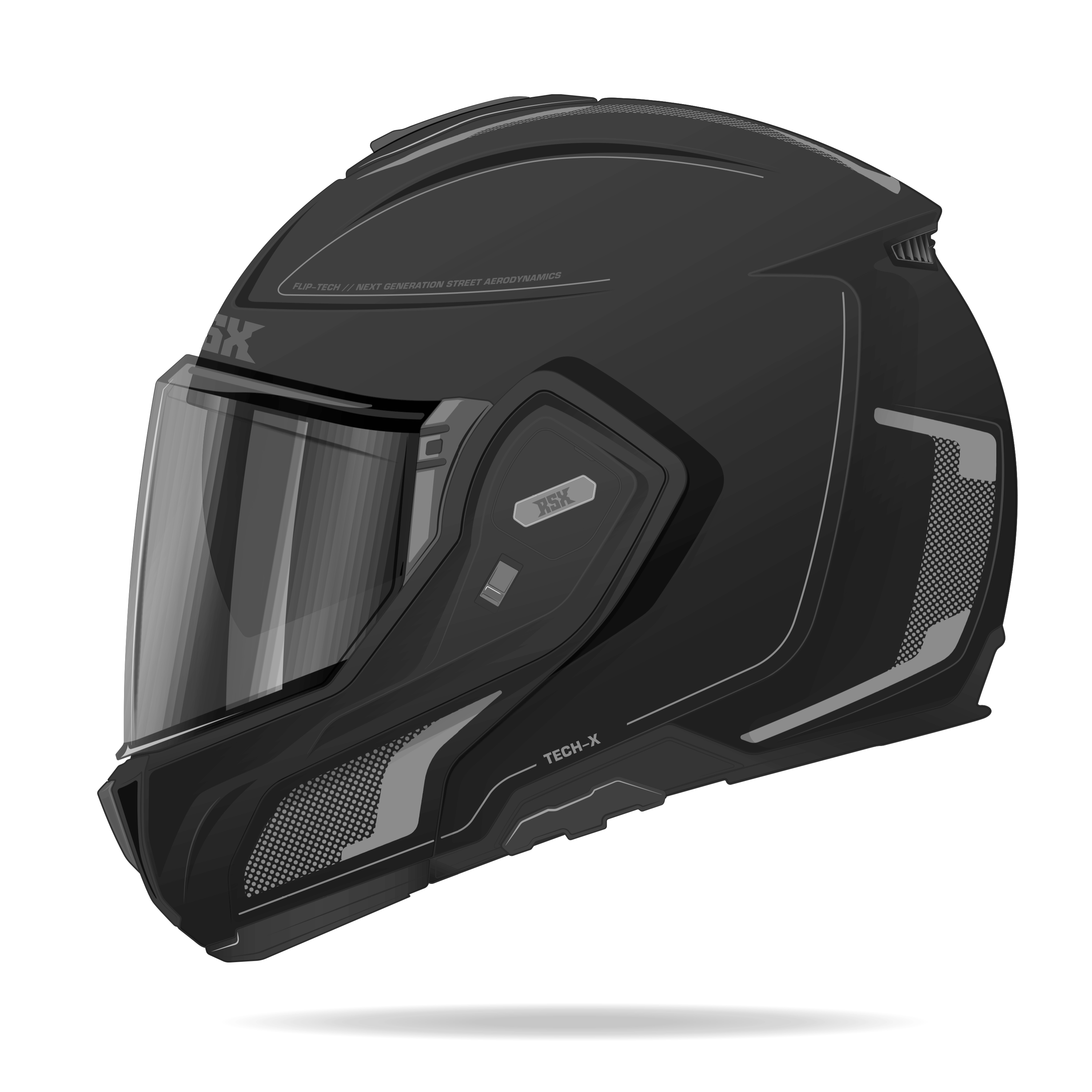 Шлем модуляр flip-back RSX Flip-X - фото 1