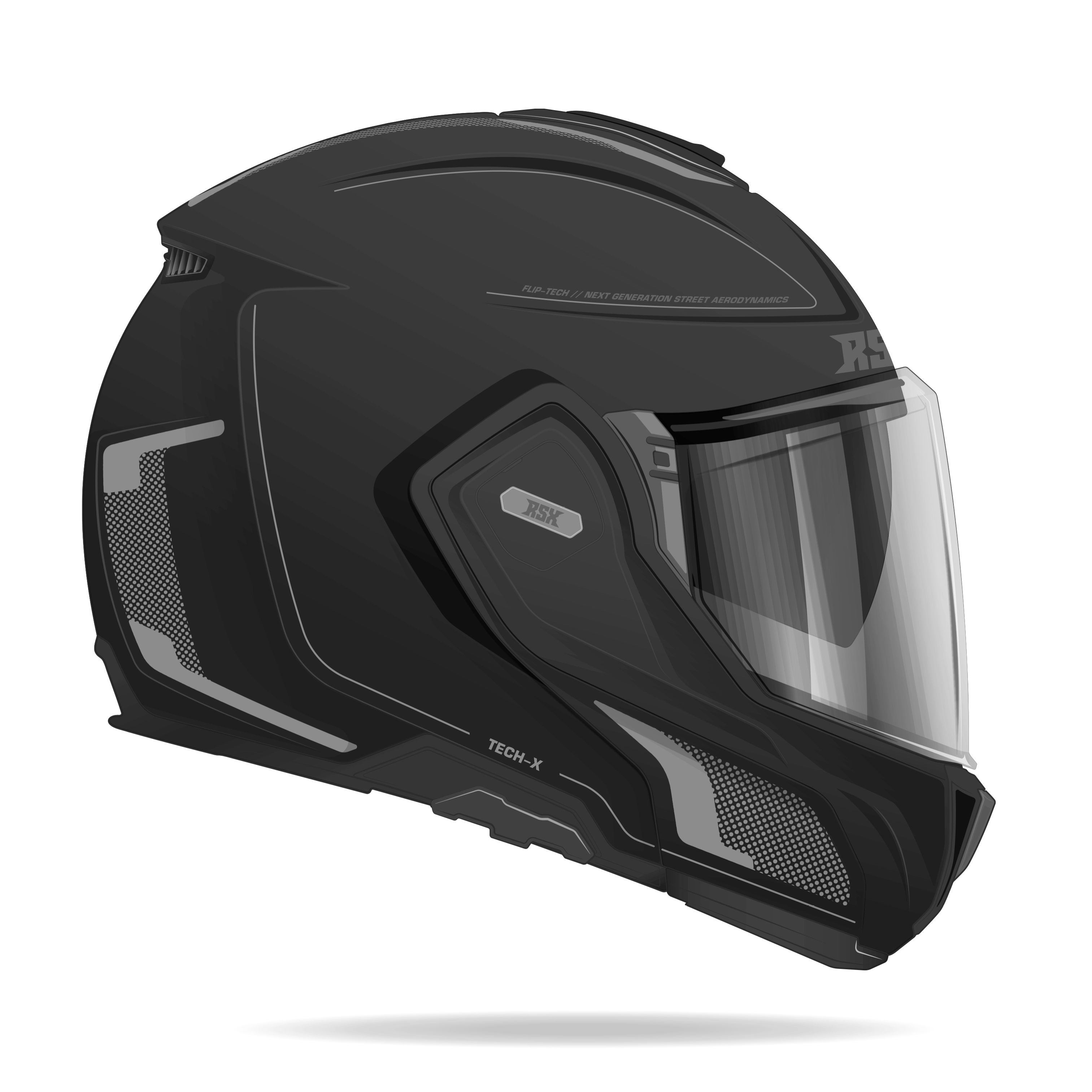 Шлем модуляр flip-back RSX Flip-X - фото 4