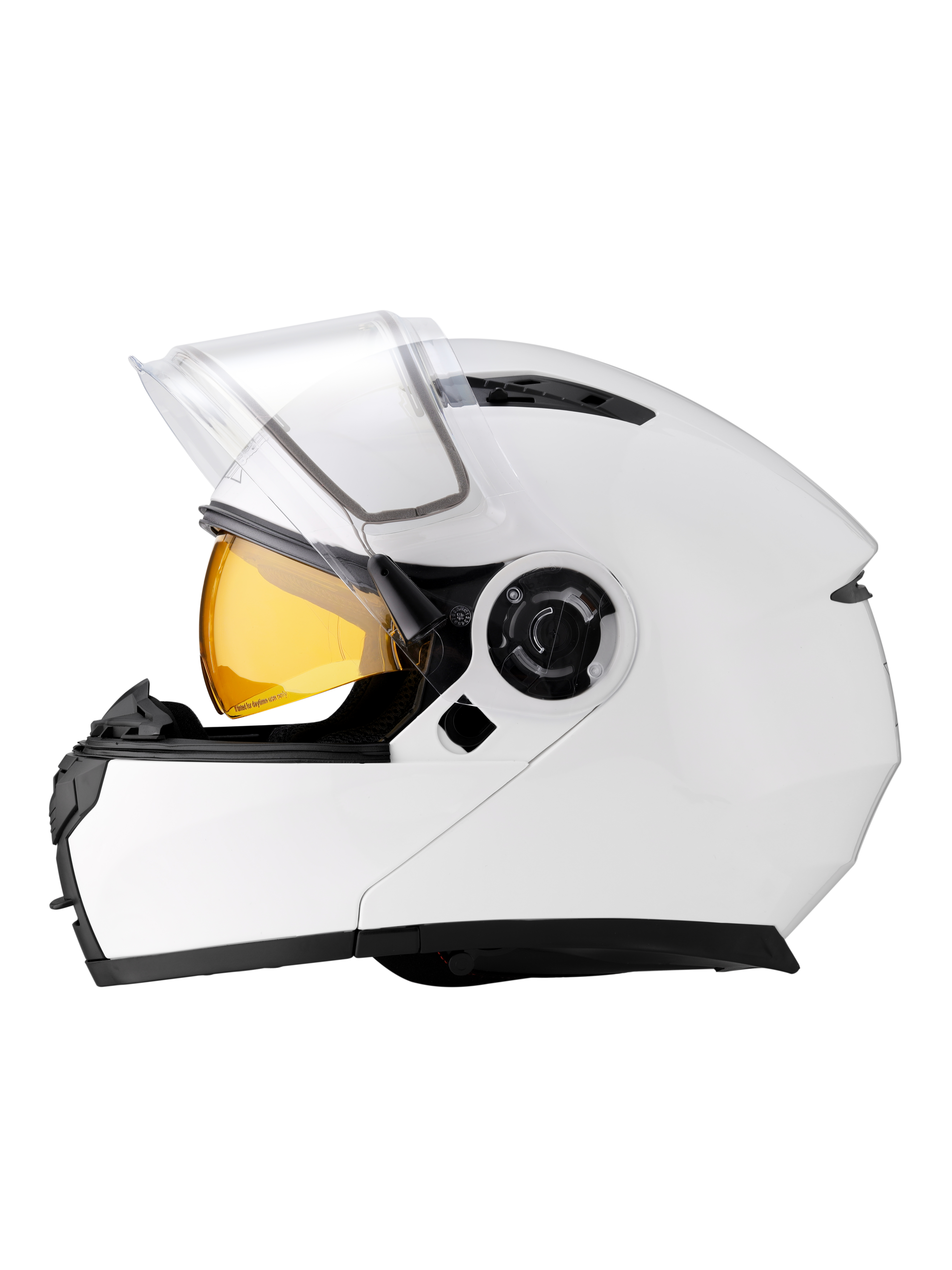 Шлем модуляр RSX Spark (HS159) Winter (желтые очки) - фото 5