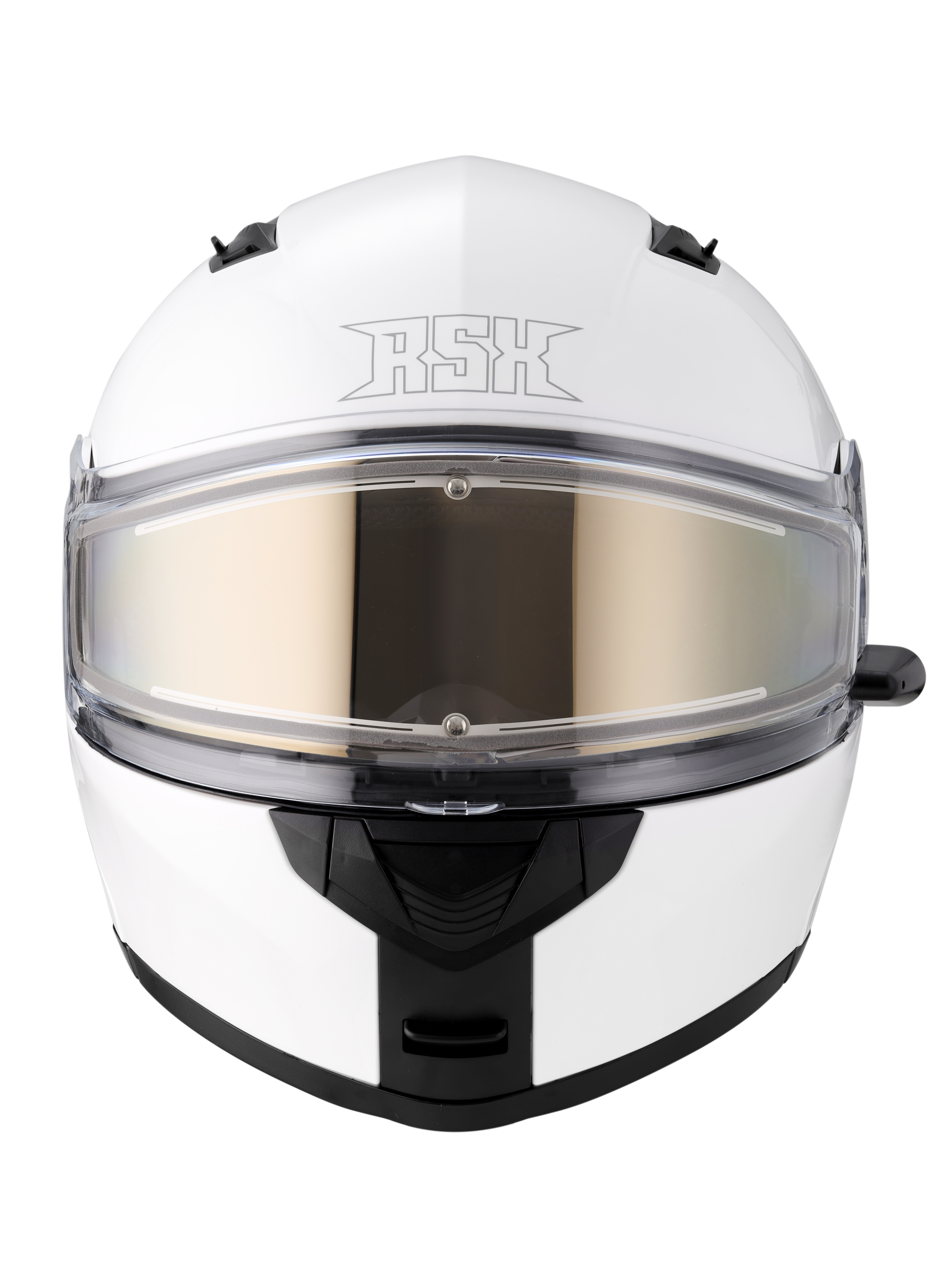 Шлем модуляр RSX Spark (HS159) Winter (желтые очки) - фото 6