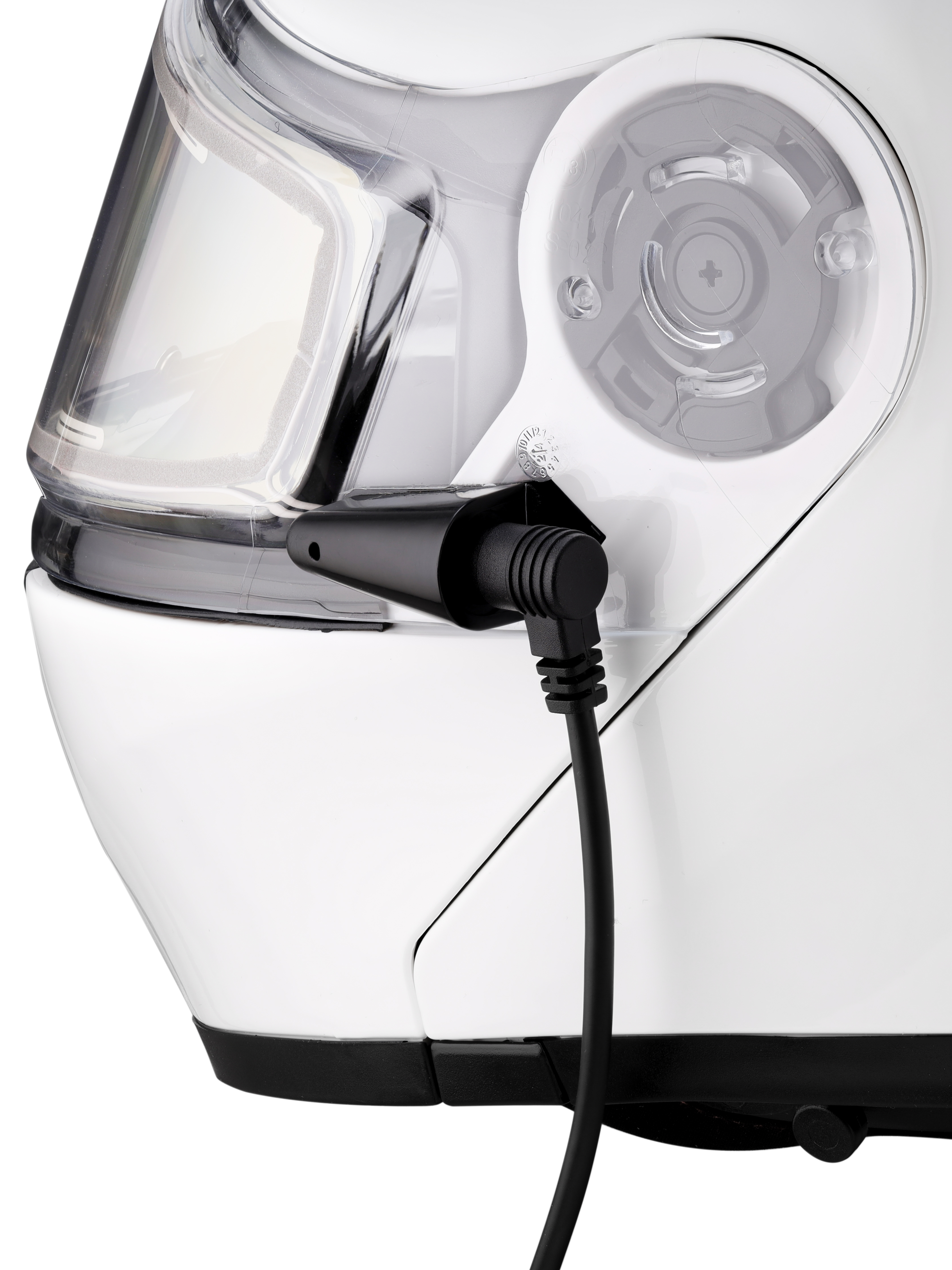 Шлем модуляр RSX Spark (HS159) Winter (желтые очки) - фото 10