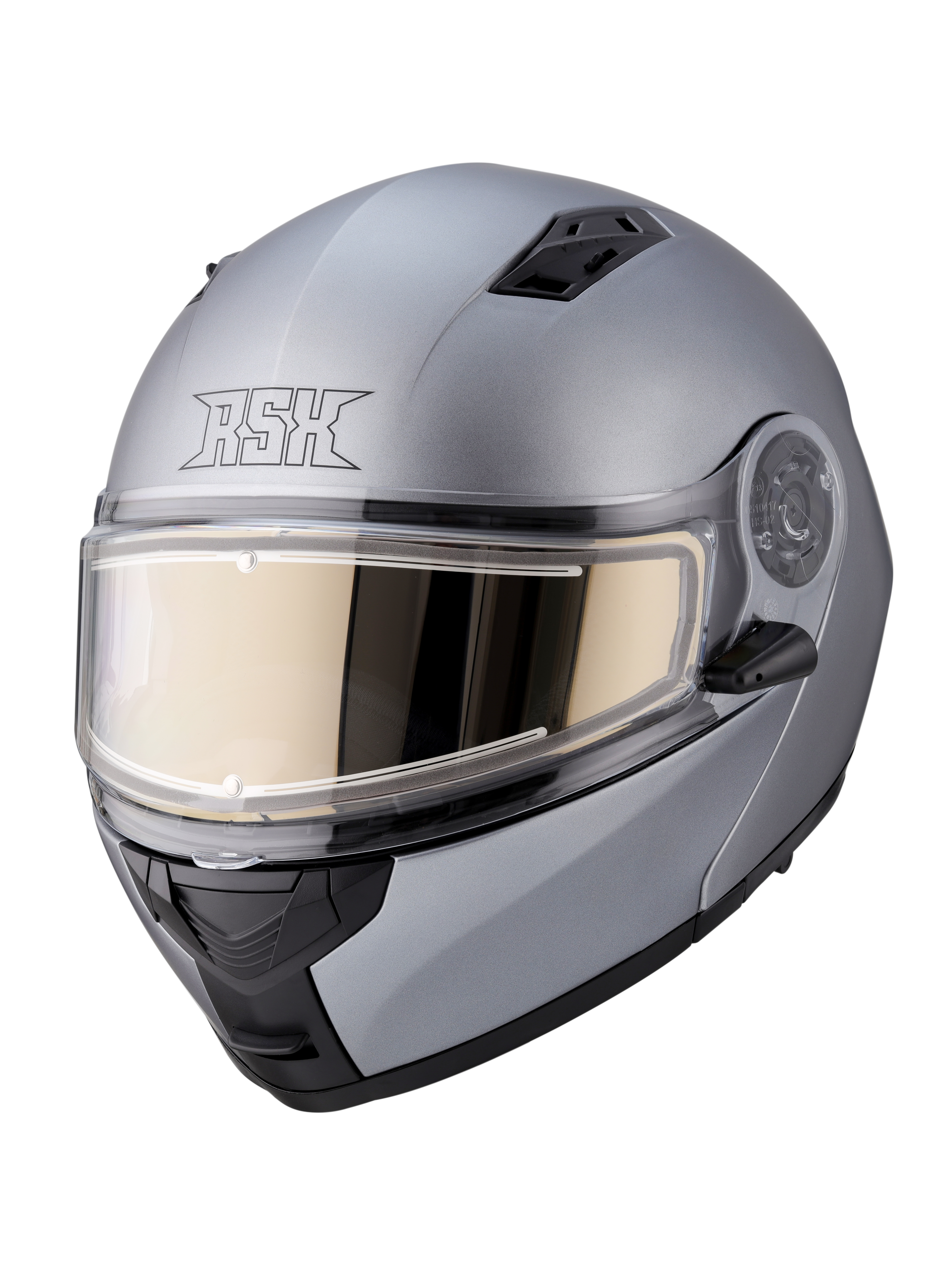 Шлем модуляр RSX Spark (HS159) Winter (желтые очки) - фото 3
