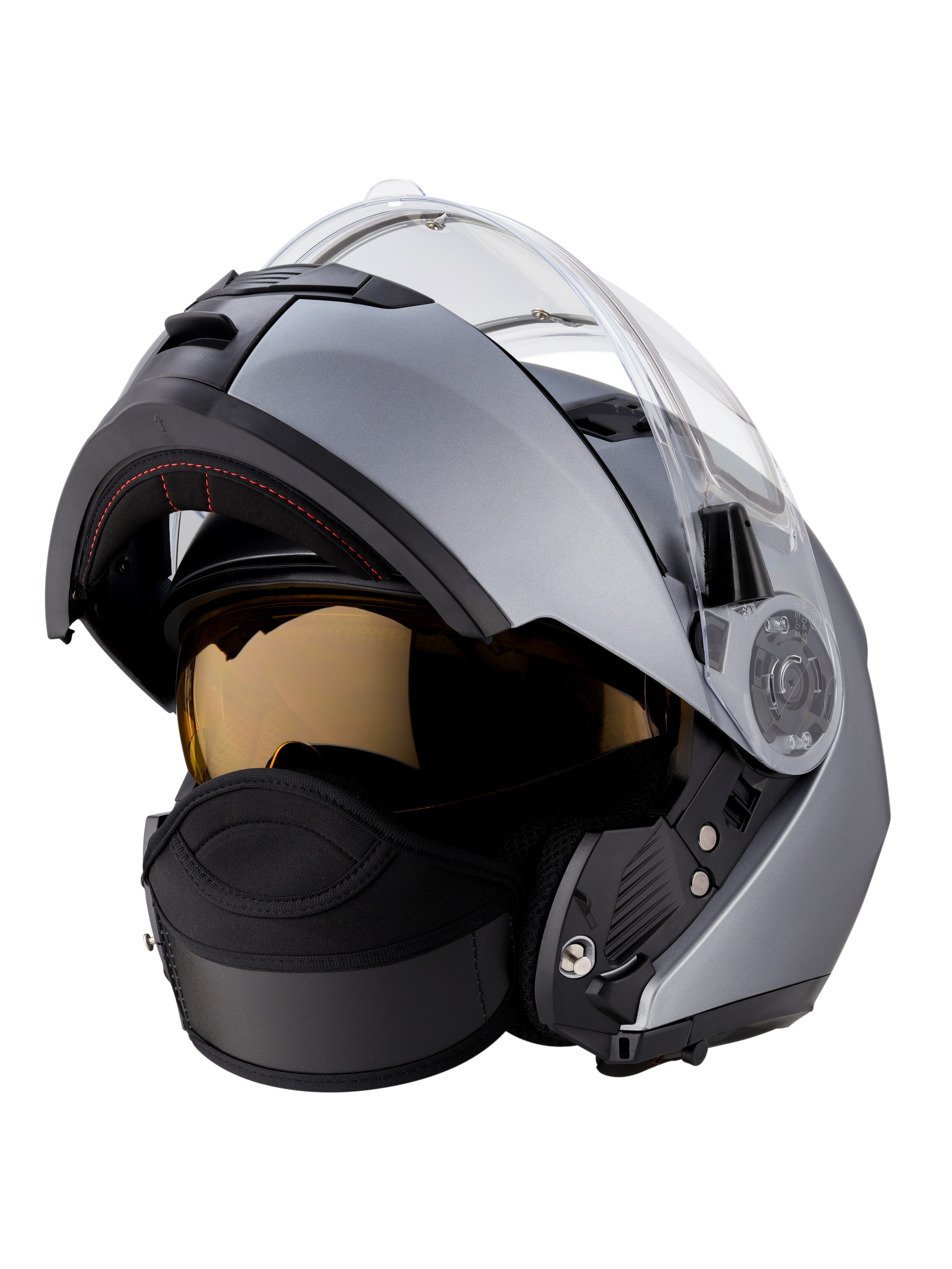Шлем модуляр RSX Spark (HS159) Winter (желтые очки) - фото 7