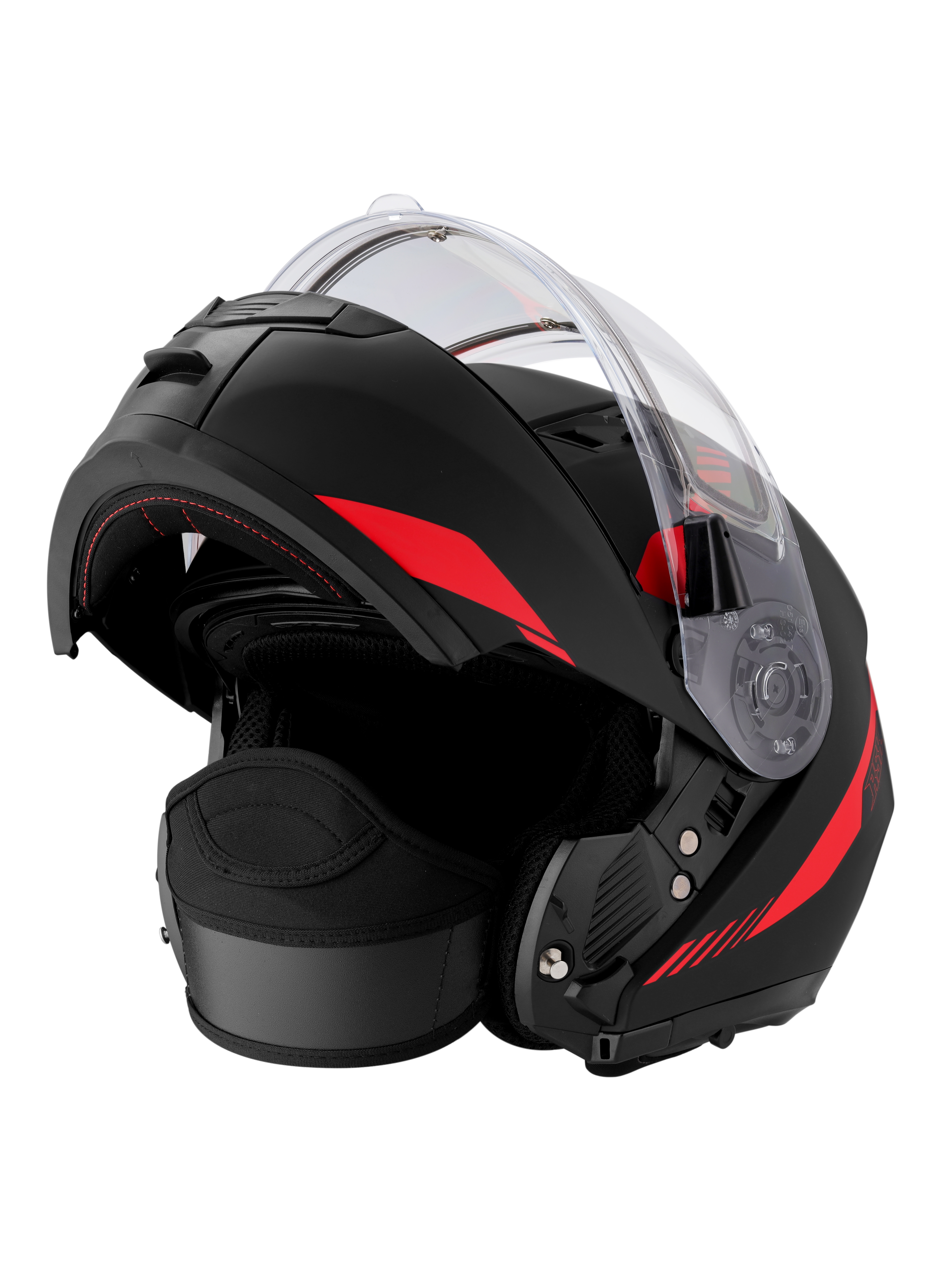 Шлем модуляр RSX Spark (HS159) Winter (желтые очки) - фото 3