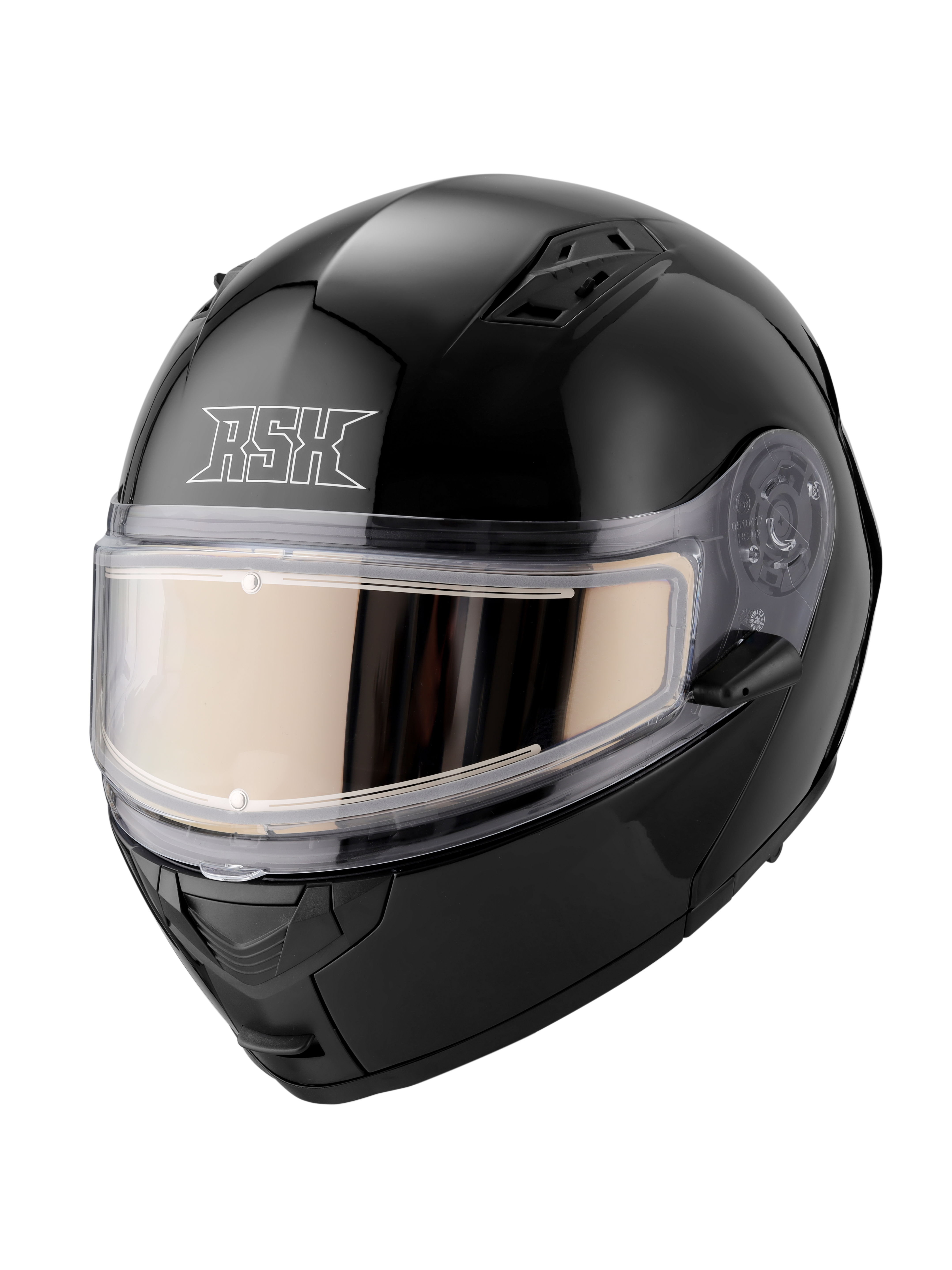 Шлем модуляр RSX Spark (HS159) Winter (желтые очки) - фото 3