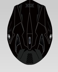 Шлем dual sport стекловолокно RSX Prime Fiberglass + ворот и сумка - фото 4