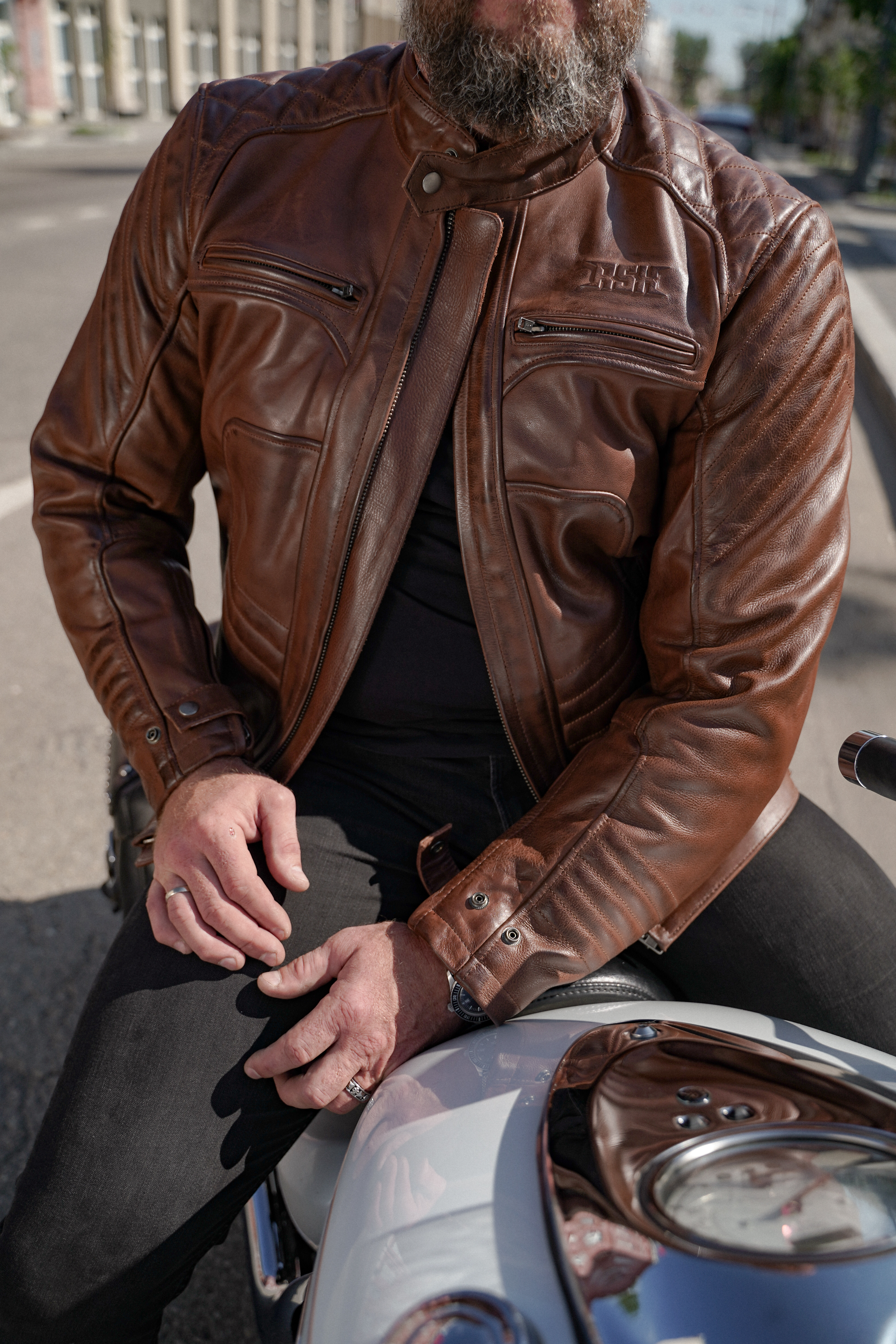 Куртка кожаная RSX Bravo (Buffalo) - фото 6